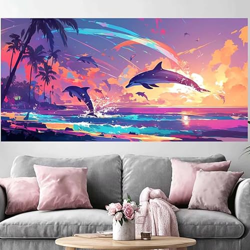 DIY Crystal Art Dauphin 5D : libérez votre créativité et retrouvez le calme intérieur