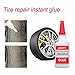 Jemets Repair Glue Tyre Puncture Sealant Bike Car Tire Repair 30/50ML Mighty Tire