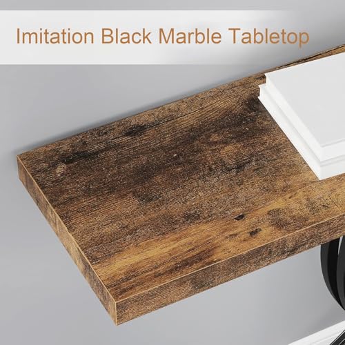 Mesa de sofá estrecha para pasillo y salón de diseño contemporáneo 5