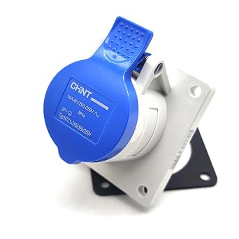 IEC60309 Waterproof Industrial CEE Connector Socket 3Pin 16A 230V 2P+E IP44 Type-1