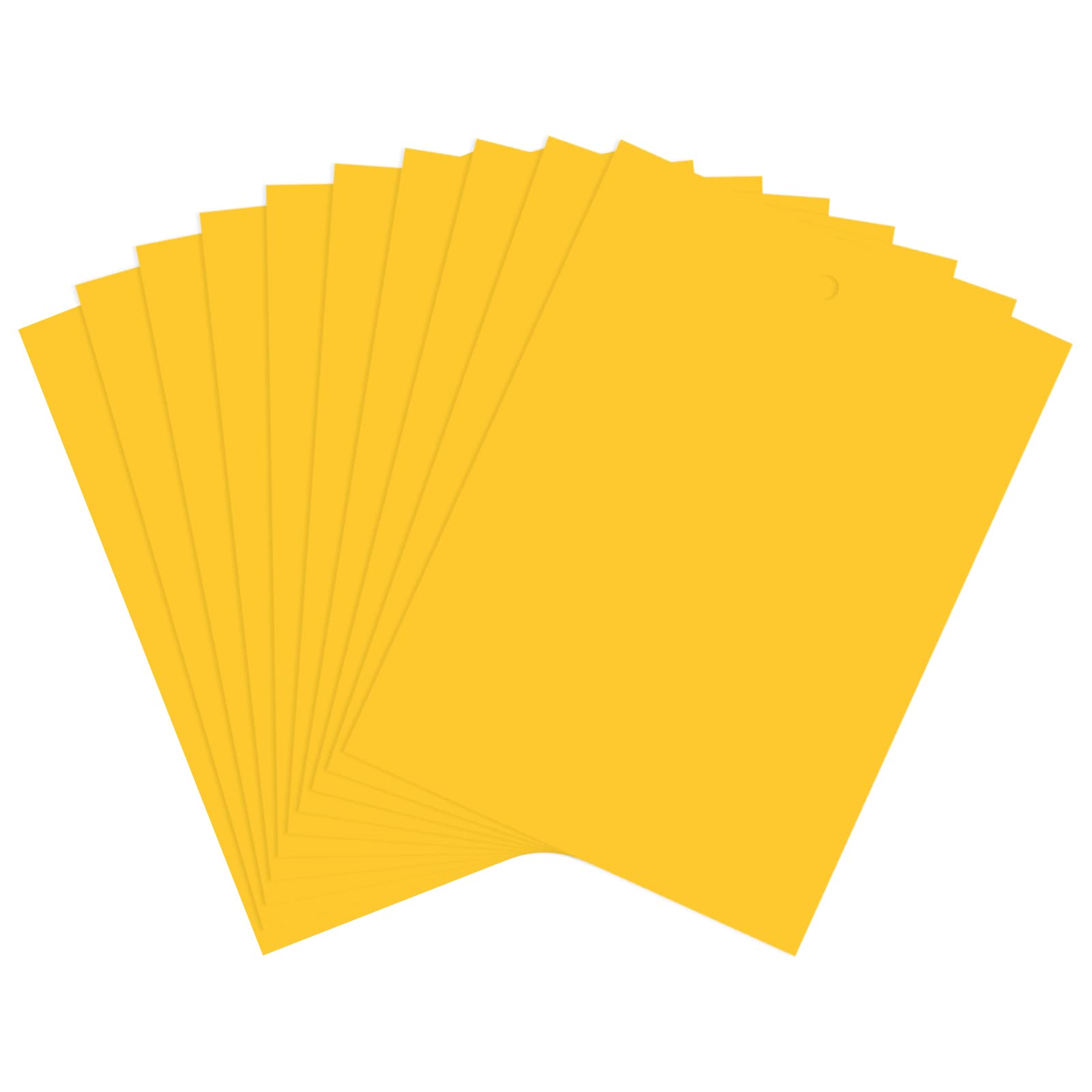 Pack of 40 Sticky Insect Traps, Fly Traps, Sticky Fly Traps, Glue Boards, Dual Yellow Sticky Traps, Dual-Sided Pest Traps Flycatcher Paper, Plant Fly Catchers, for Gnats Whiteflies Aphids Leafminers