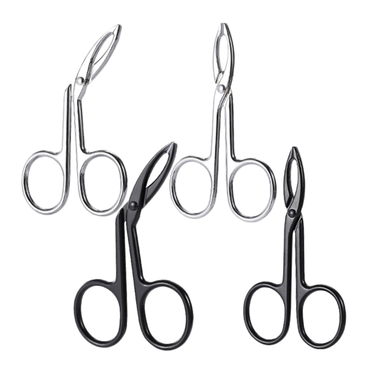 VALICLUD 5 Set Pinze Per Sopracciglia Pinzetta Sopracciglio Attrezzo Facciale Pinzette Per Facciali Da Donna Pinzette Per Sopracciglia in Metallo Acciaio Inossidabile 4 Pezzi*5