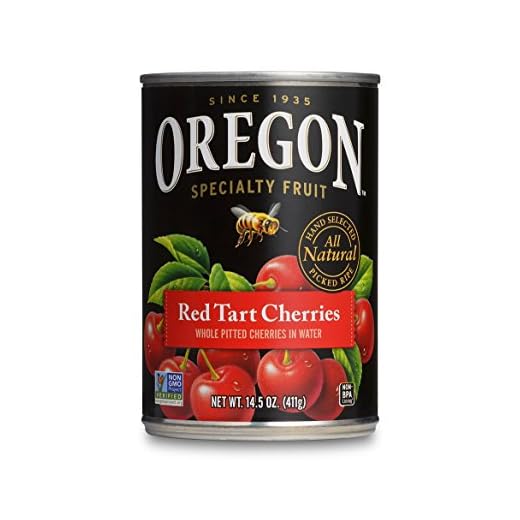 Oregon Fruit Pitted Red Tart Cherries in Water, 14.5-Ounce Cans (Pack of 8)