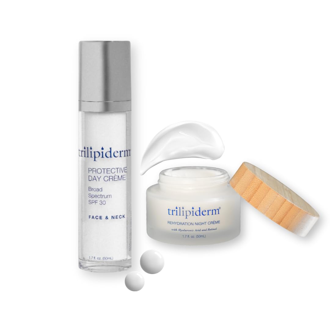 Sunscreen Day and Night Hydration, 1.7oz - The Sightseer Sun Fun, Day Trip, Vacation - Repair Hydration for Face (SPF 30 Sunblock Day Crème and Night Cream)