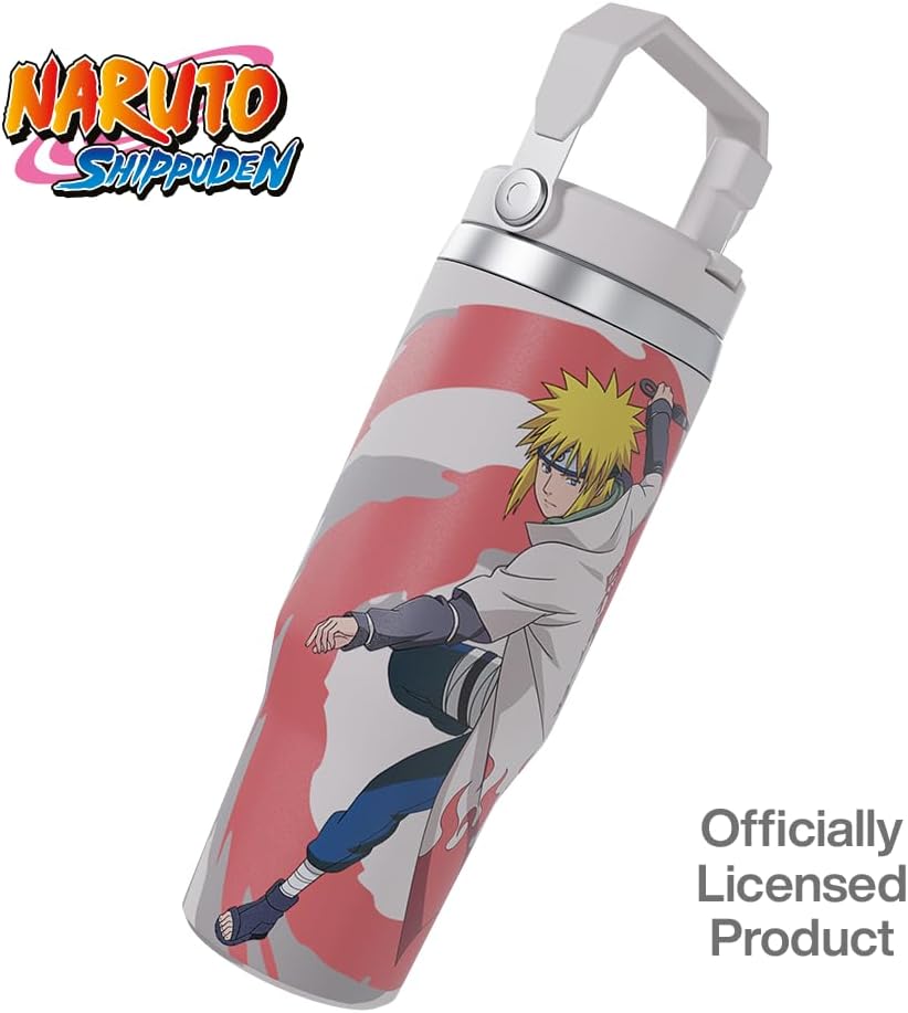 Team Liquid Naruto Minato Tumbler with Lid, 30 Oz Water Cup, Vacuum Insulated, Anime Water Bottle, Reusable Insulated Stainless Steel tumbler for Water, Iced Tea or Coffee - Image 2