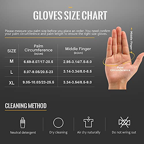 Mcti Ski Mittens Down Mittens Winter Cold Weather Waterproof Touch Screen Mitt For Men #TOP5