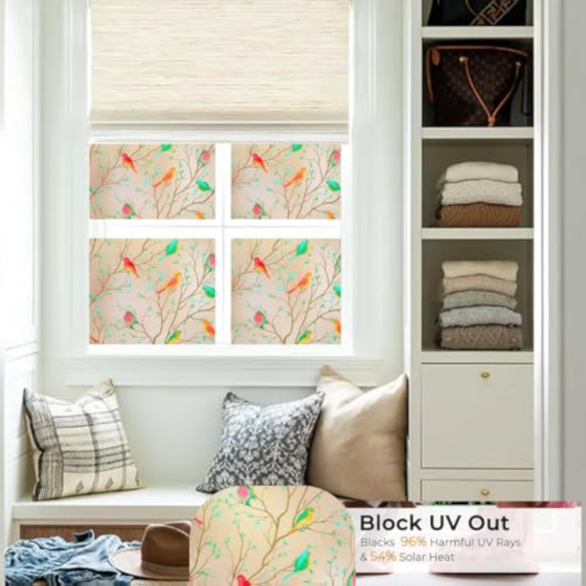 Frosted Heat Control Window Film for Glass Doors