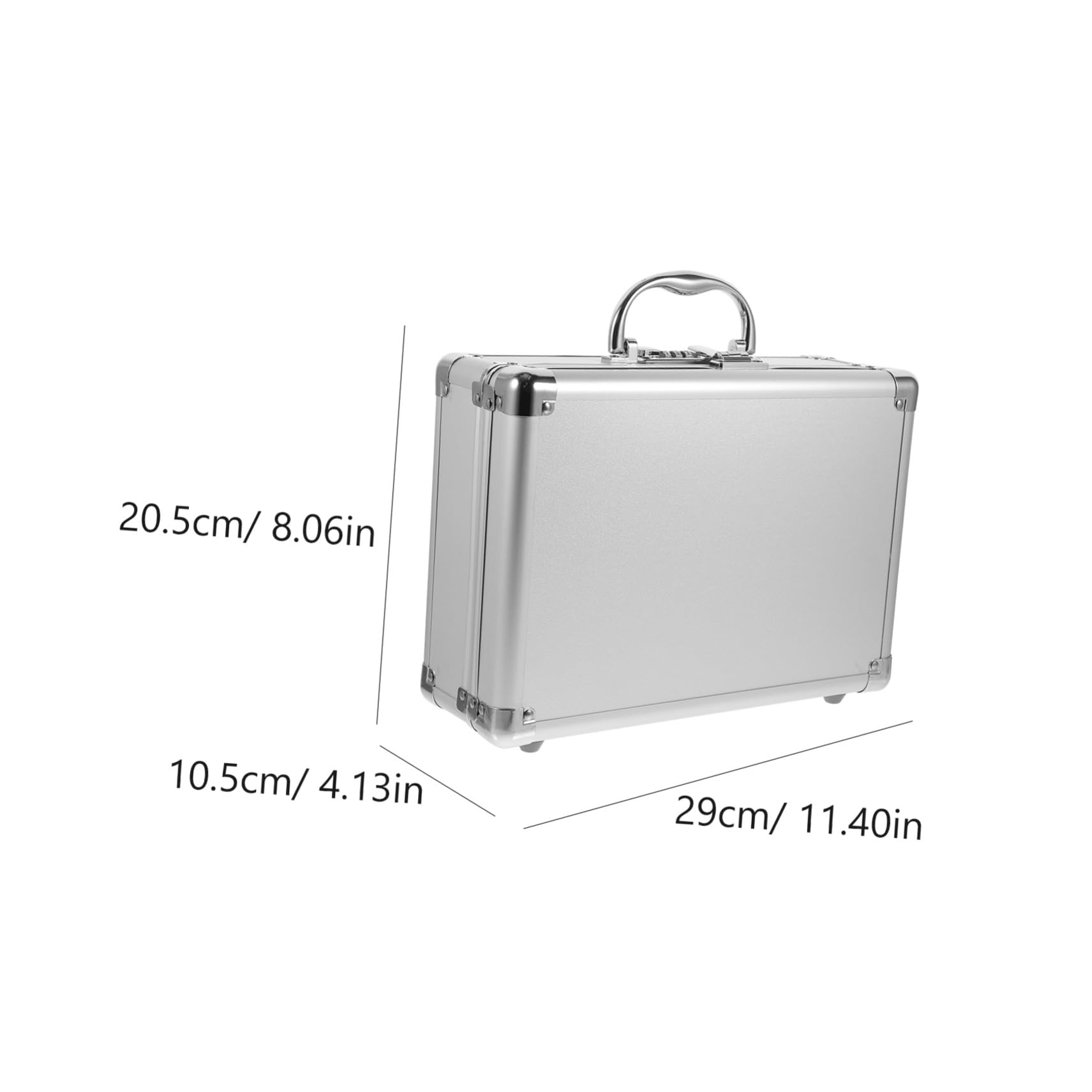 Mallette Aluminium Multifonction avec Poignée Boîte de Rangement Outils Mécanique Valise de Stockage Robuste avec Serrure à Code Organisateur Portable pour Accessoires et Bijoux