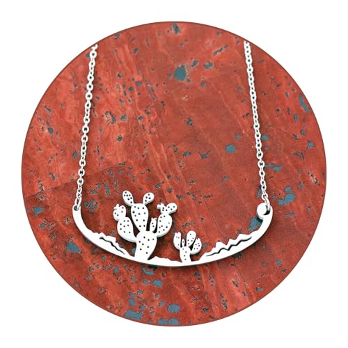 Close 2 UR Heart Stainless Steel Necklace - Prickly Pear
