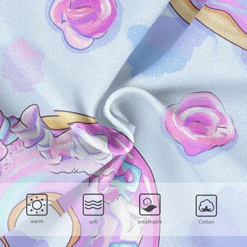 Wusikd Unicorn Girls' Underwear Cotton Donut Girls Briefs Soft Toddler Underwear 2T3