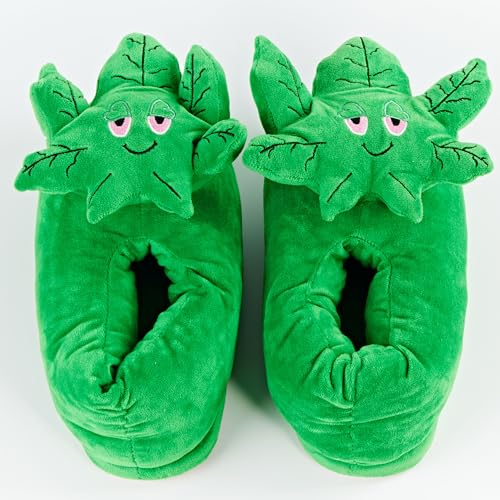 Image of ooohyeah Unisex's Non Slip Fuzzy Novelty Slippers, Indoor Funny Cozy House Shoes for Women & Mens
