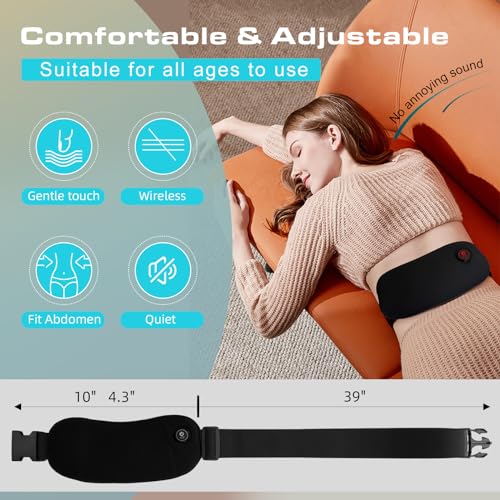 Cordless Heating Pad for Menstrual Cramps - Rechargeable, Portable, Long-lasting