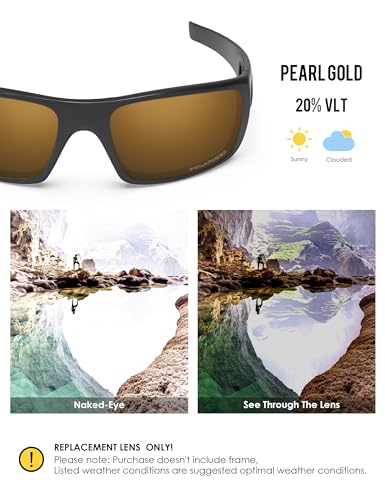 Image of BLAZERBUCK Anti-salt Polarized Replacement Lenses for Oakley Crankshaft OO9239 Sunglass