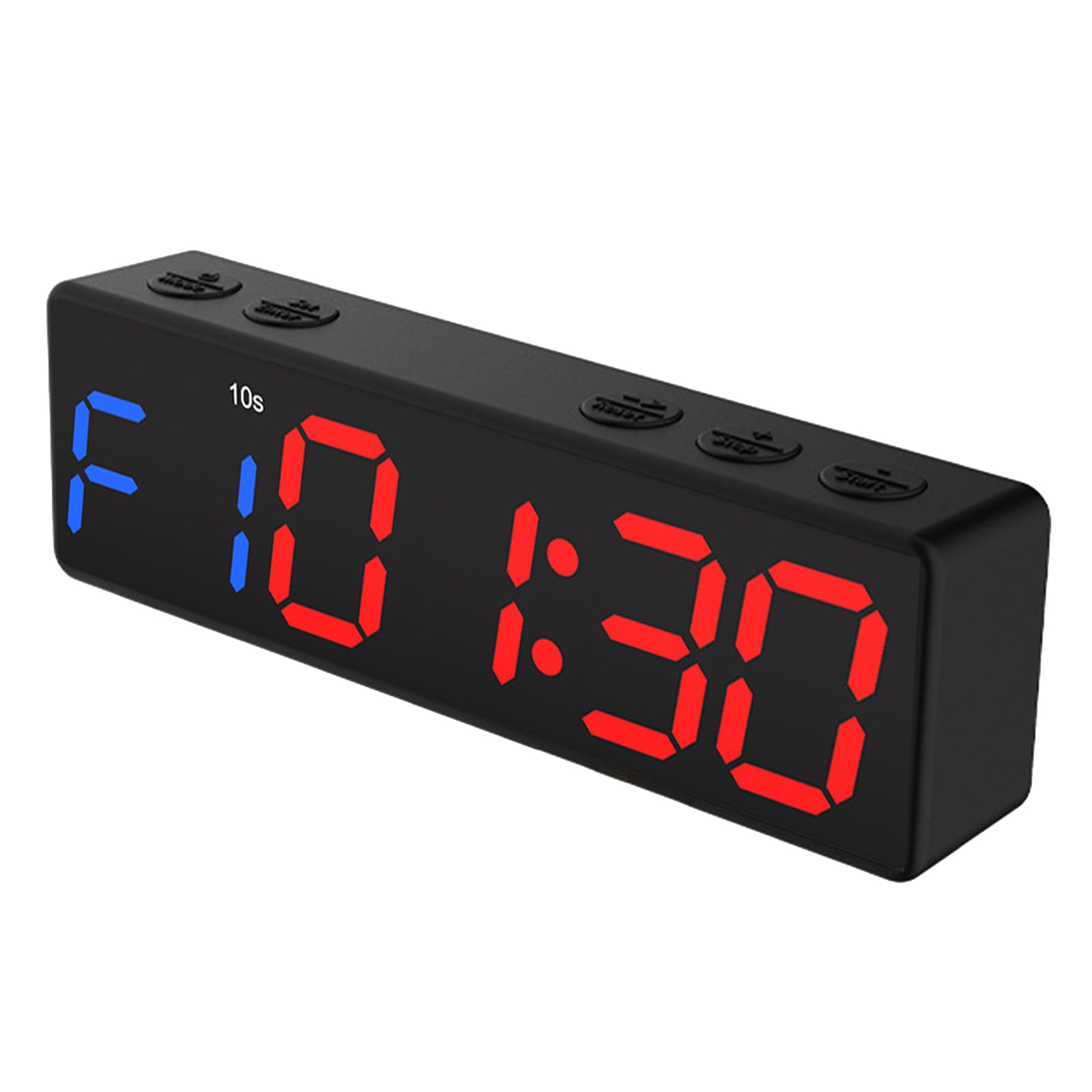 Horloge de fitness portable attrayante avec 8 modes d'entraînement professionnels pour les entraînements HIIT Tabata Grand écran LED Longue durée de vie de la batterie ABS Horloge
