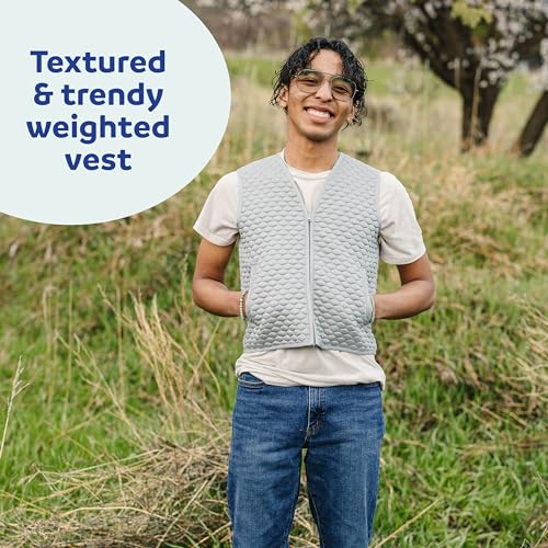 Fun and Function Honeycomb Weighted Vest - Helps Promote Focus & Calm in Kids With Special Needs - 2 lbs of Weights Included2