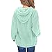 Lastesso girls fashion Toddler Girl Clothes Ultra Soft Sherpa Coat Fleece Hoody Warm Winter Outwear Fuzzy Pullover Sweatshirt with Pockets Mint Green 160