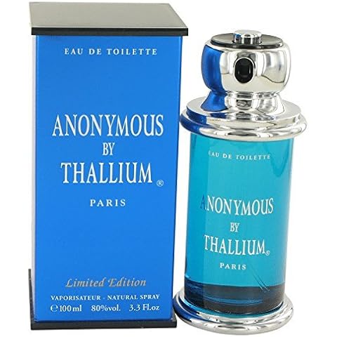Thallium Anonymous Cologne By Yves De Sistelle 3.3 oz Eau De Toilette Spray For Men - 100% AUTHENTIC by Yves De Sistelle Cover