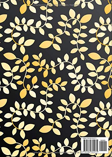 Lehrerplaner 2019/2020: A4 Lehrerkalender für das Schuljahr 2019/2020 - Edition Blumen elegant schwarz - der perfekte Schulplaner für Lehrerinnen und Lehrer