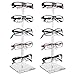 Mooca 2 Piece Set Acrylic Eyeglasses Frame Riser Display Stand Sunglasses Rack Sunglasses Rack Holder Acrylic Eyewear Display (5 Frames for Each Holder)
