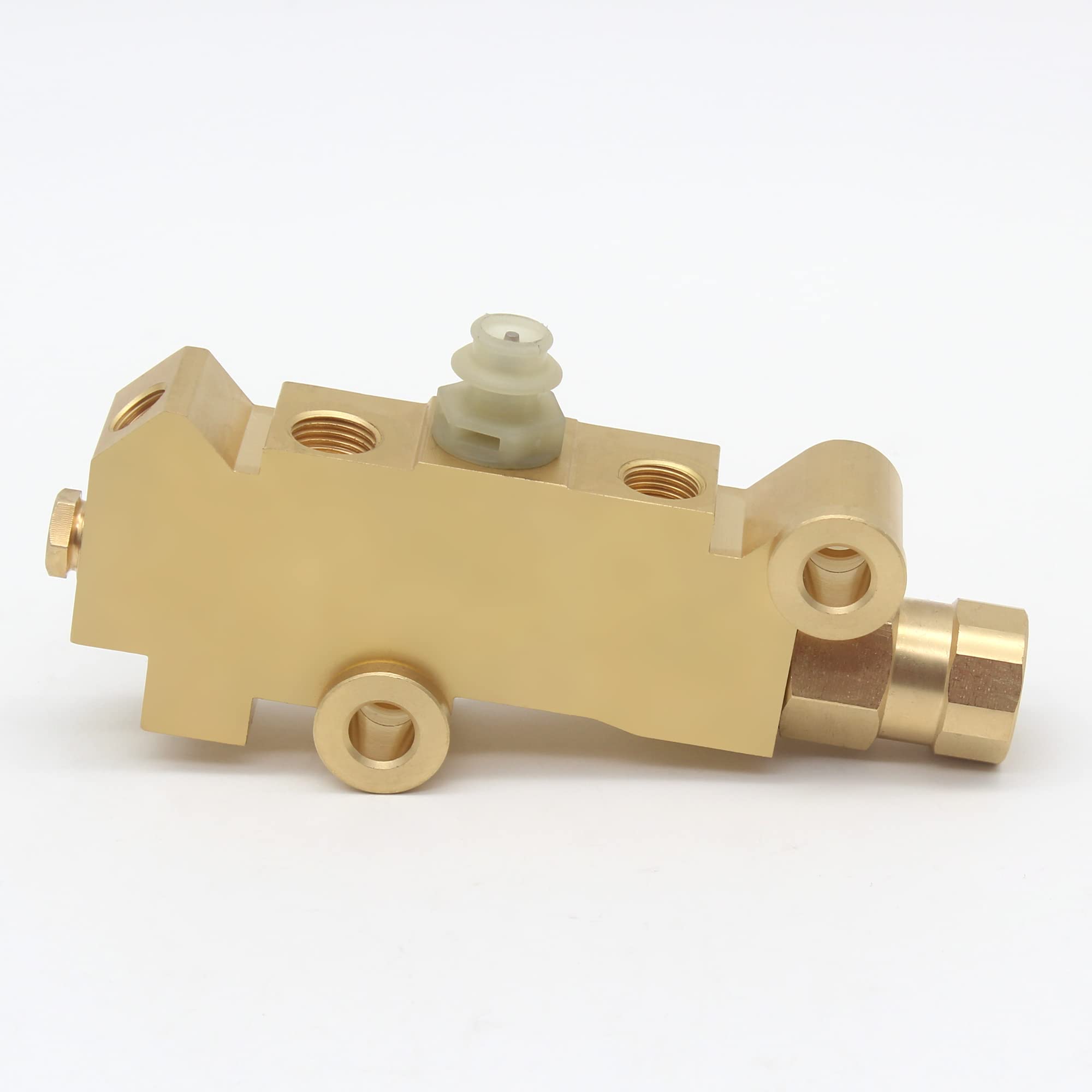 Ajantech PV2 Disc/Drum Disc Front Drum Rear Universal Brake Proportioning Valve for Ford Chevy GM Street Rod Classic Car Truck- 172-1353 Brass