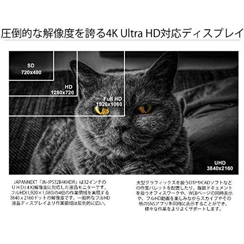 Amazon.co.jp: JAPANNEXT JN-IPS32B4KHDR 32型ワイド 4K/HDR対応液晶 