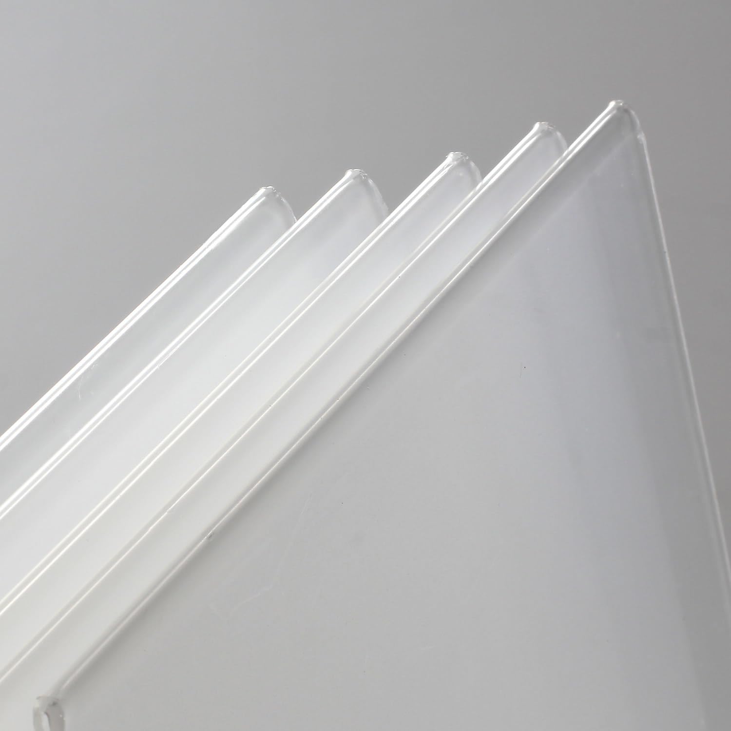 Supporto Da Tavolo Acrilico A4 Orizzontale - 5 Pezzi, Chiusura Magnetica, Per Menu E Brochure - Foto 5