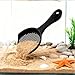 Tsangbaby Hermit Crab Sand Scoop Shovel for Pooper Scooper Plastic Reptile Sand Substrate Scoop Away for Small Pets Enclosure Cleaning