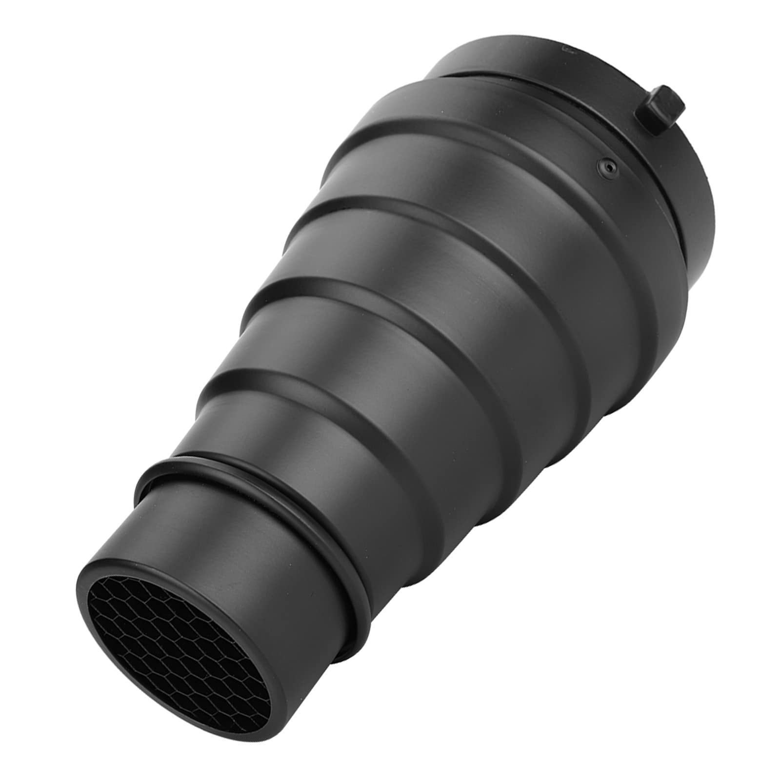 con 5 filtros Filtro de Montaje cónico Ajustable Snoot Tubo de Haz de luz de Montaje Bowens Rejilla Snoot Amplia aplicabilidad para luz de Flash estroboscópica de Estudio