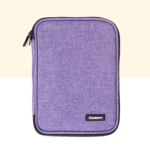 Damero Crochet Hook Case, Travel Storage Bag for Swing Crochet Hooks, Lighted Hooks, Needles(Up to 8'') and Accessories, Large, Purple (No Accessories Included) by Damero - Image 9