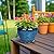 Ceramic Modern Glaze Succulent Planter Pot with Drainage Hole and Saucer 6 Inch Round Flower Plant Pot for Indoor Outdoor Herb Snake Plants