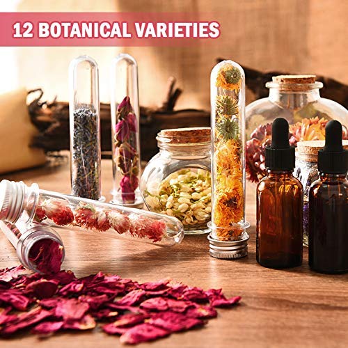image for COYMOS Dried Flowers and Herbs 100% Natural Dry Flowers for Candle Mak