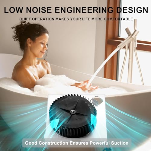 Image of Hiorucet S97017450 Bathroom Fan Assembly for Nutone Broan 771-A, 771A, 771, Exhaust Fan Motor Replaces S97017450, 70CFM, 3000 RPM, 120V, 1.5A, 99080599 Copper Motor, Blower Wheel and Mounting Plate.