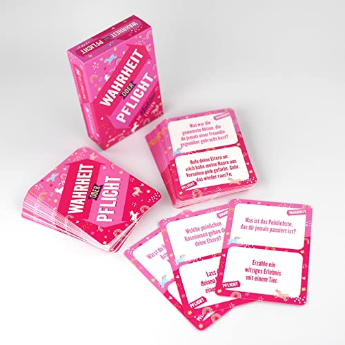 Wahrheit oder Pflicht – Die Mädchenedition: | Das Original. Der Klassiker unter den Partyspielen. Das perfekte Geschenk für Geburtstag, Weihnachten und Schulanfang. Ab 12 Jahren