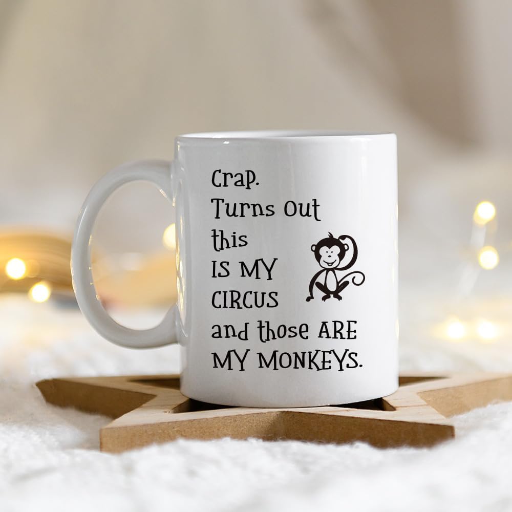 Turns Out This Is My Circus Mug Funny Gift for Women, Christmas Birthday Gifts for Mom, Mother, Coworkers, Work Besties, Best Friend, Men, Gifts for Mom from Daughter Son-21 - Image 8