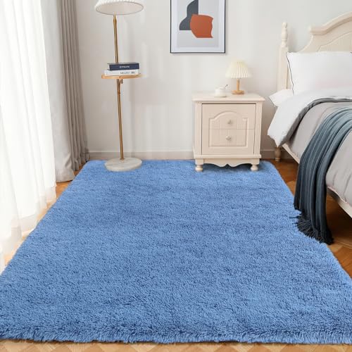 XSIVOD Area Rugs for Living Room Ultra Soft Bedroom Floor Carpet, Luxury Fluffy Shag Lounge Rug Ideal for Bedroom Nursery - Image 3