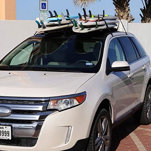 Block Surf Wrap Rax Single Surfboard Soft Roof Racks with Corrosion Resistant Buckles