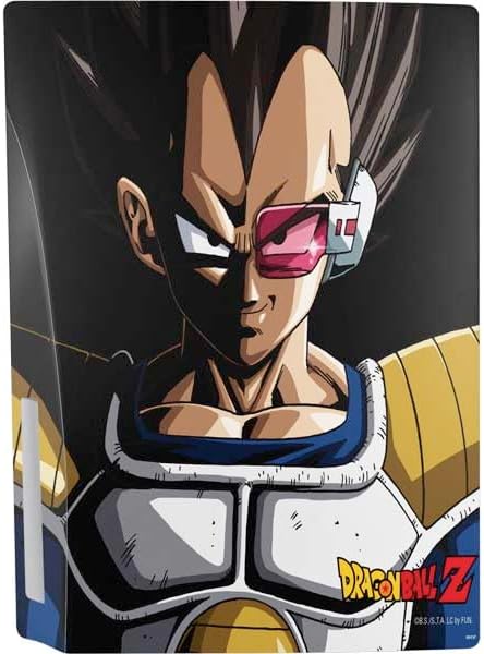 Miniatura 3 de Skinit Decal Gaming Skin Compatible with PS5 Bundle - Officially Licensed Dragon Ball Z Vegeta Portrait Design