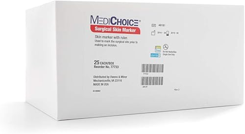 Miniatura 3 de MediChoice Marcador de piel, con regla, estéril, 1314077733 (caja de 25)