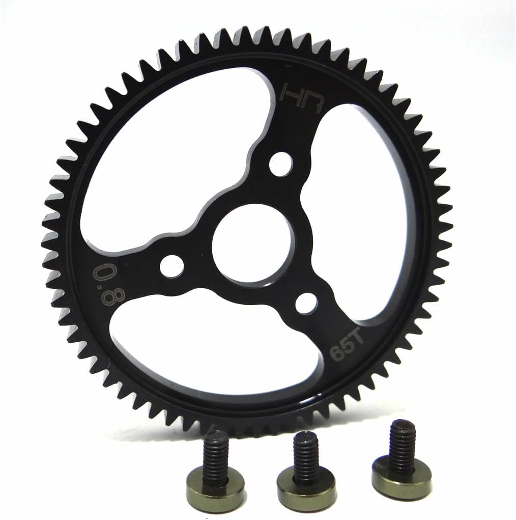 Hot Racing SERVO265 Steel Spur Gear (65T 0.8 Mod)(Gunmetal) - TRA