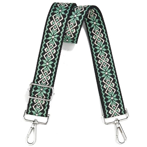 Image of Crossbody Straps for Purses Silver Hardware Purse Strap Wide Shoulder Strap Adjustable Replacement