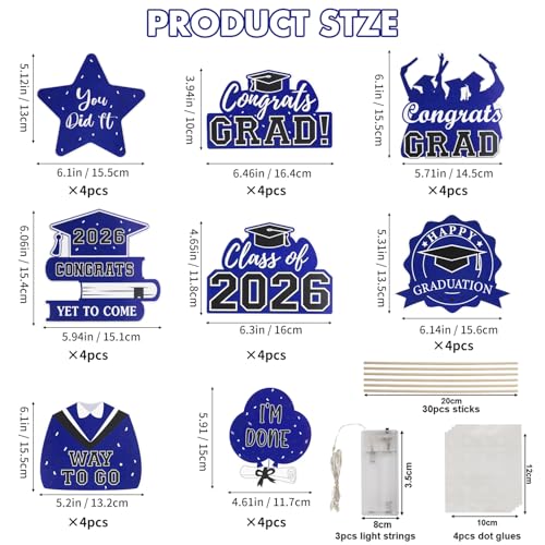 Save $3 on Blue Graduation Decorations with Code QIY69YTZ - Image 3