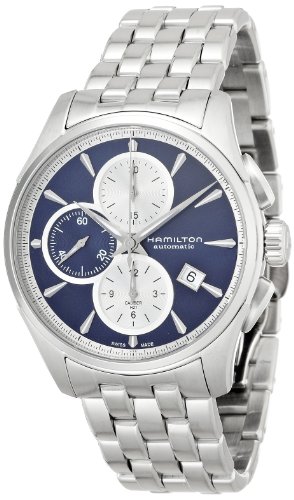 OROLOGIO AUTOMATICO CRONO Hamilton Men\'s H32596141 Jazzmaster Auto Chrono Blue Watch, Bracciale
