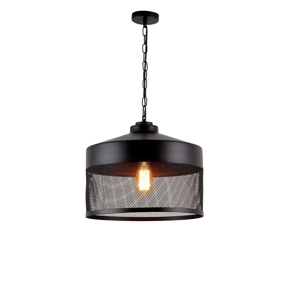 Lustre vintage industriel fer pot suspension E27 pour plafond