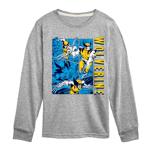 Marvel Wolverine - Comic Book Panels - Toddler and Youth Long Sleeve Graphic T-Shirt