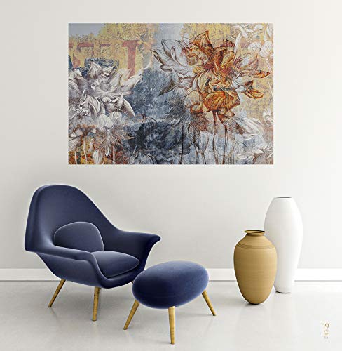 Affiche murale adhésive, décoration murale - Graffiti floral (130x90cm) Cover