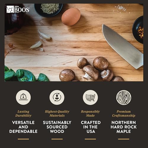 John Boos Boos Block RA-Board Series Large Reversible Wood Cutting Board, 24 John Boos Boos Block RA-Board Series Large Reversible Wood Cutting Board, 24