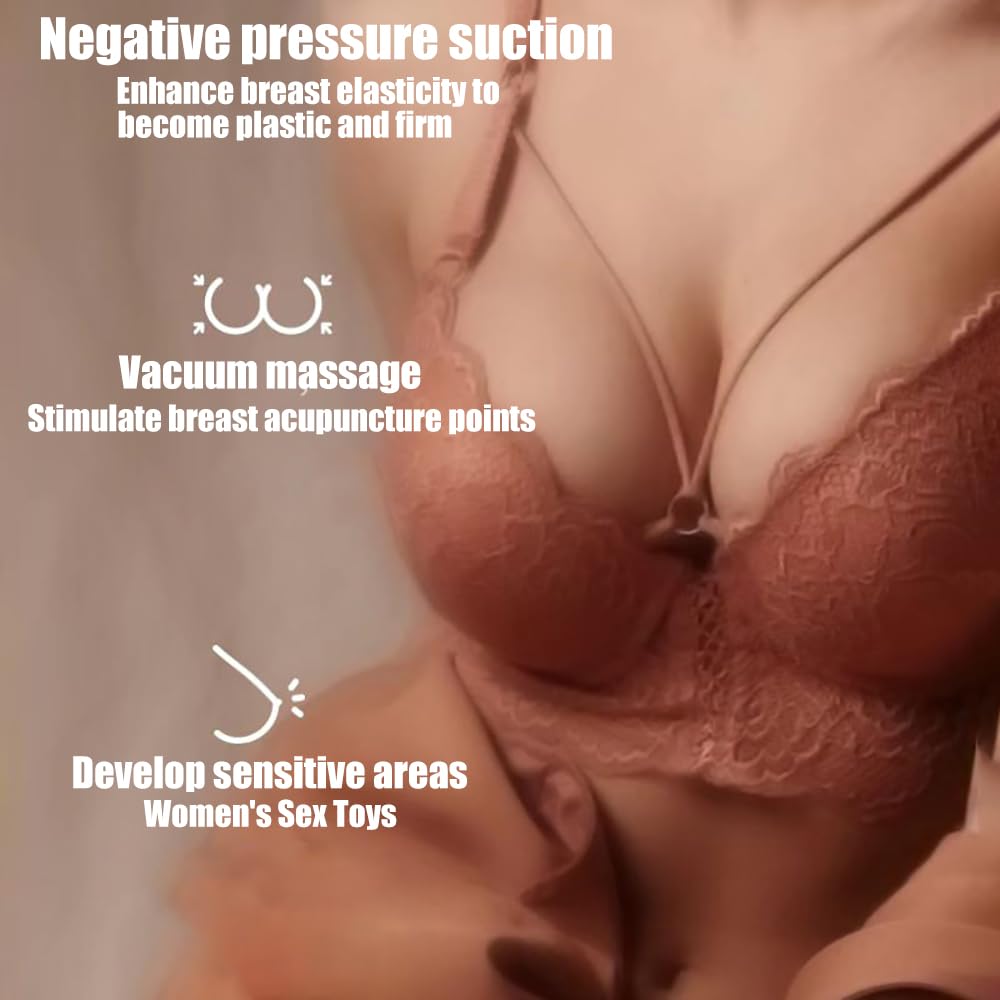 Multifunktional Nippelsauger für Frauen Elektrische Brustwarzensauger mit 6 Saugmodi Brust Klitoris Stimulator 4 Größen verfügbar SM Paare Erotik Extreme Sexspielzeug （S）