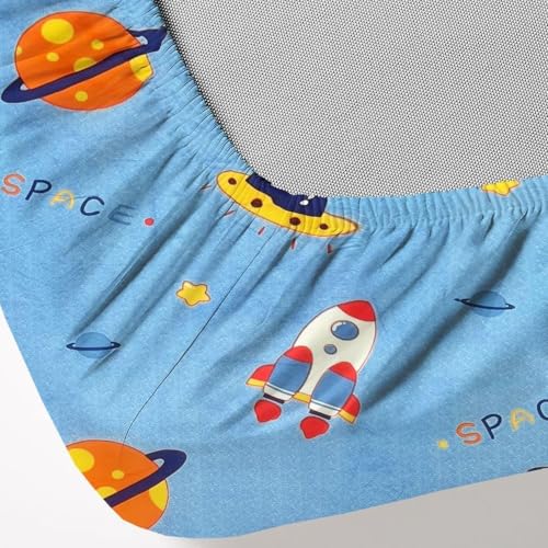 Image of Weave & Decor Cartoon Bedsheet for King Size Bed 78x78x8 Inches, Super King Size, with 2 Pillow Covers 20x30
