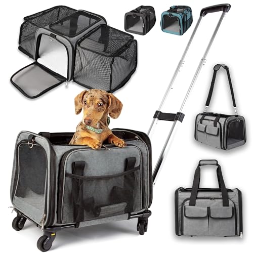 Pet Carrier with Wheels | Delta American Frontier Airline Approve...