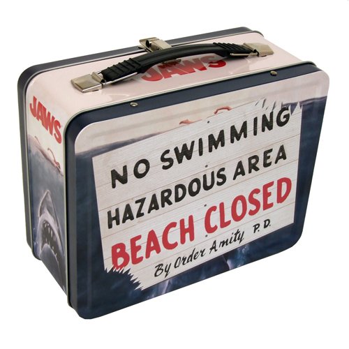 Factory Entertainment Jaws Beach Closed Tin Tote, Toy - Thumbnail 2